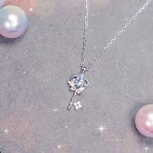 La Joie 海藍寶心之鑰匙項鏈