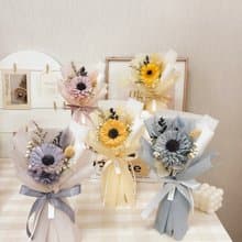 【畢業花束】索拉向日葵永生花束 畢業季 畢業禮物yuflorist