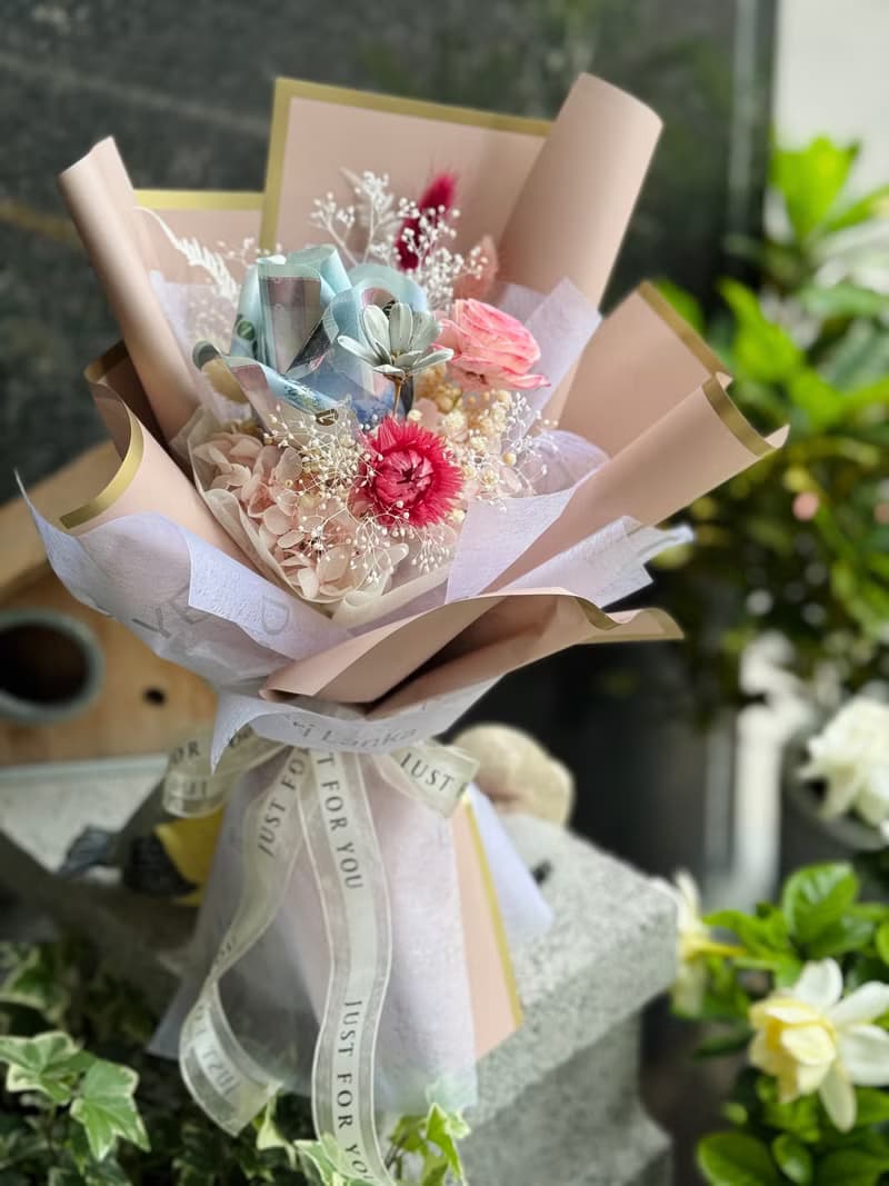有錢花 單束 浪漫又務實的心意