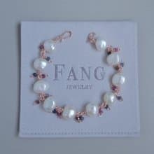 【中山區 金屬線編織】天然石手鍊/ 寶石自選  / 1人成班