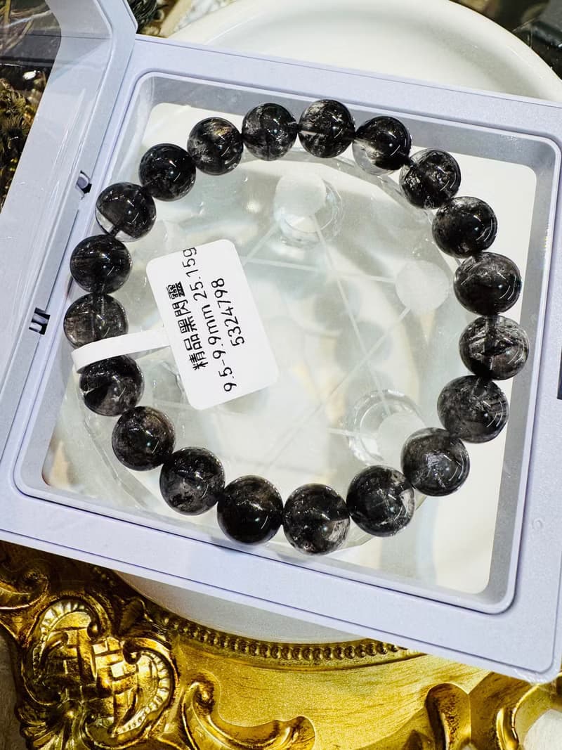 精品油墨晶透體黑武士黑閃靈9.5-9.9mm25.15g淨化消負能量防噩夢