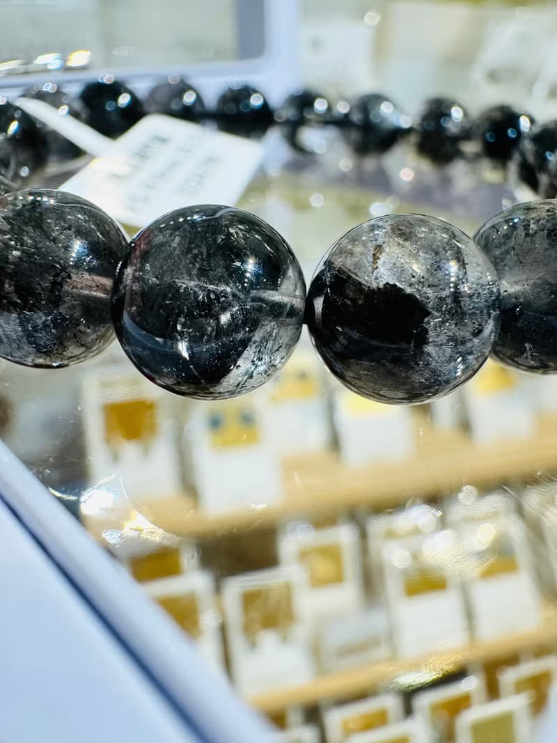 精品油墨晶透體黑武士黑閃靈9.5-9.9mm25.15g淨化消負能量防噩夢