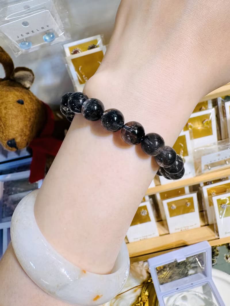 精品油墨晶透體黑武士黑閃靈9.5-9.9mm25.15g淨化消負能量防噩夢