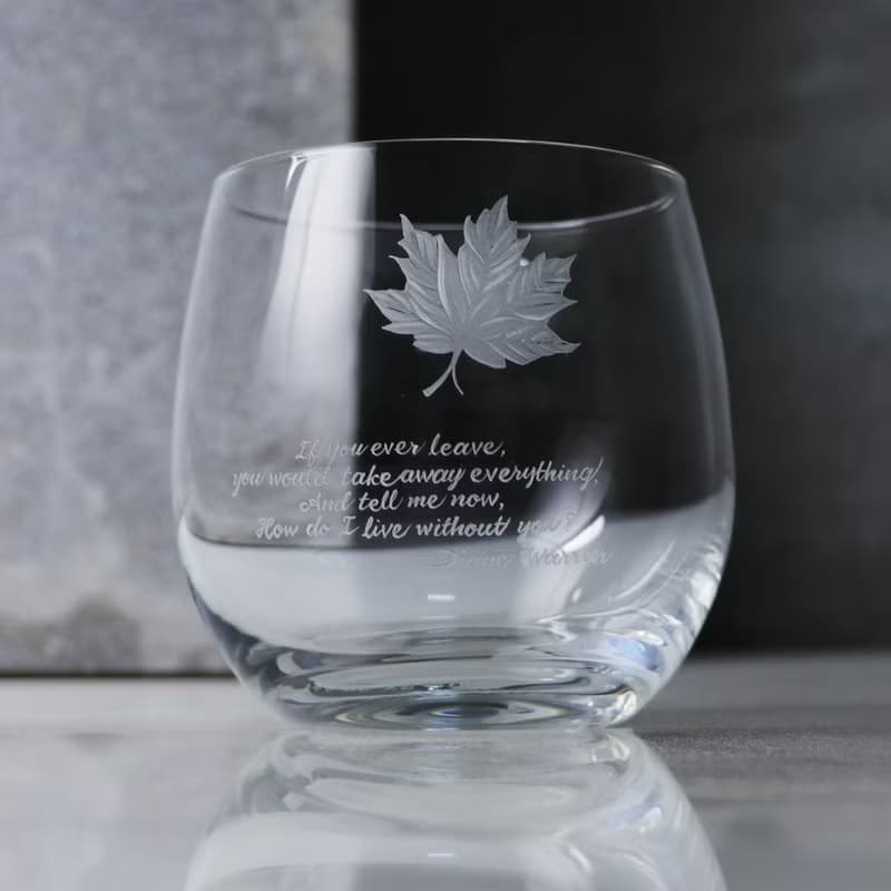 330cc 楓葉maple leaf 京都楓情 SCHOTT德國蔡司水晶威士忌杯