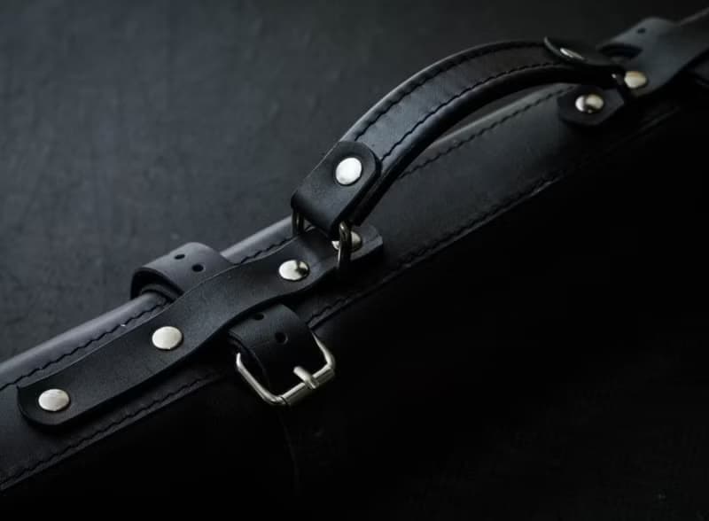 leather knife roll, Chef knife roll bag, Chef knife roll, knife roll case