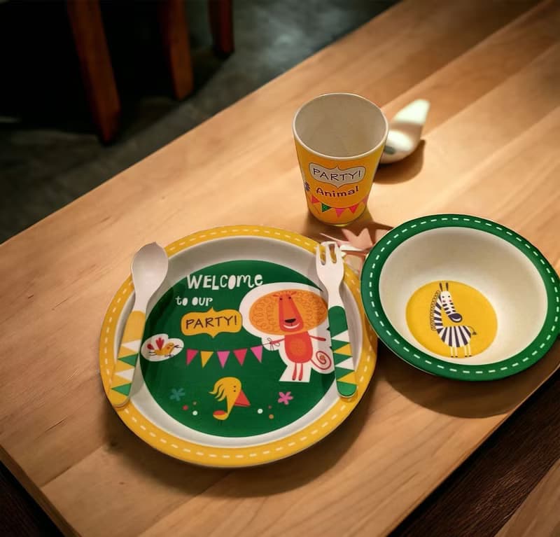 竹纖維兒童餐具