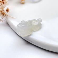 【招財神獸】冰種翡翠貔貅擺飾 | 天然緬甸玉翡翠A貨|送禮