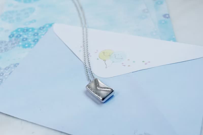 //愛的親筆信頸鏈// S925純銀 手工銀飾 生日禮物 情人節禮物