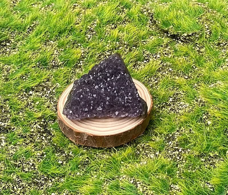 招財開運-天然原皮原礦滿天星紫晶簇 紫水晶 消磁淨化 快速出貨