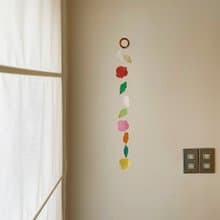 PRE-MADE | Stationery Tulip _Tropical Kitsch | Shell Wind Chime Mobile | #1-291