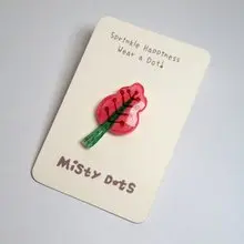 【Misty Dots 】MDB06 小樹胸針-金工手作