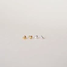 プランプハートピアス / イヤリングクリップ