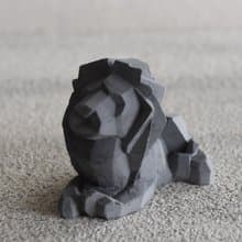 菱炭造型擴香石-小獅子