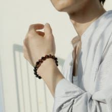瑞典AWNL 手鍊 黑瑪瑙 紅虎眼 赤虎眼石 男生手鍊 情侶手鍊