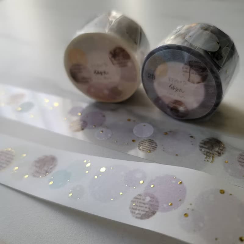 泡泡裡的世界6 日本和紙及亮面PET