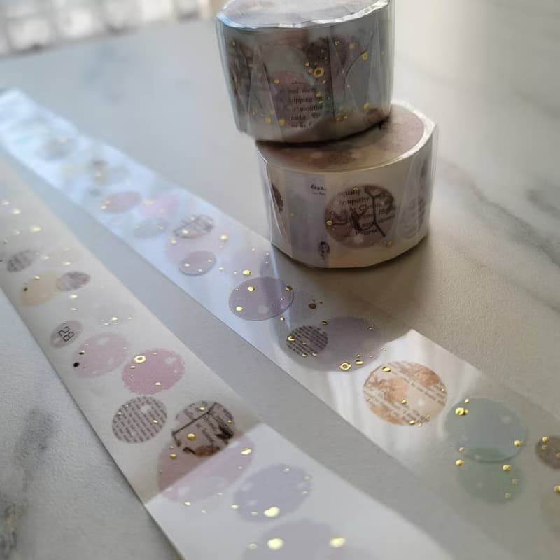 泡泡裡的世界6 日本和紙及亮面PET