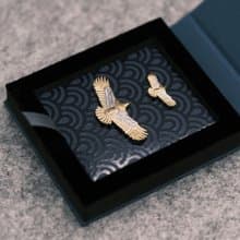 【時尚飾物】 SOULITE Eagle Pin Gold Silver 胸針與心口針