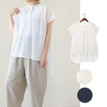 【預訂】印度製 小清新花朵刺繡襯衫