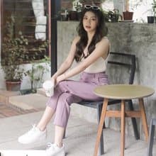Billie Slim 修身褲 | 薰衣草紫色| 暢銷 | 輕鬆休閒