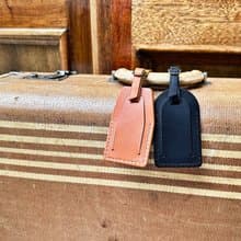 揭蓋式行李牌 皮革DIY材料包 免費刻名 旅行用品 牛皮行李吊牌