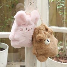 【兔年推薦】小丸先生(ころまるさん) 毛絨絨束口袋 / 兩款