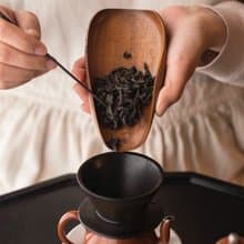 茶則2號 放置茶葉 整木大漆
