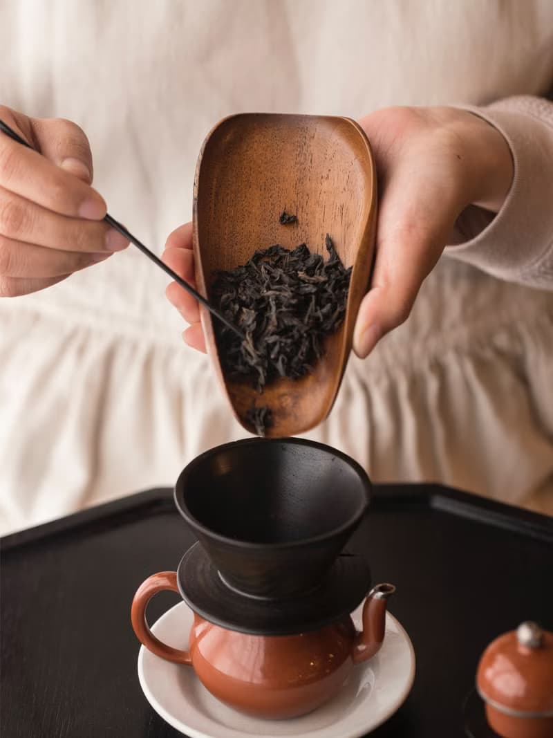 茶則2號 放置茶葉 整木大漆