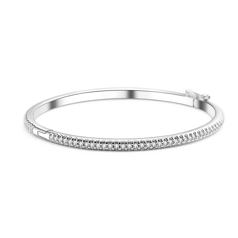 【美鑽銀飾】鋯石925純銀密鑲方晶石優雅手鍊 | Montresor Infini