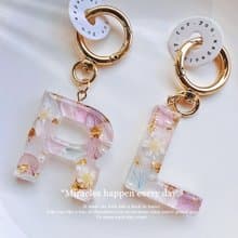 簡愛手作-Resinkeychains 滴膠手作乾燥花吊飾