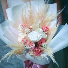 永生韓式花束/生日/情人節/求婚花束