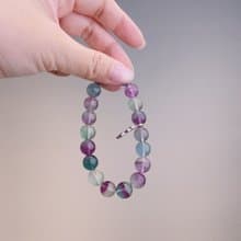 B3- 原礦彩虹螢石 部落純銀引信。Z-20250918-525