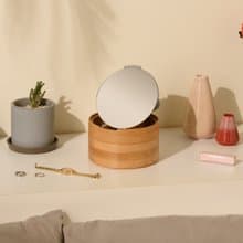 【Gudee】JULI 雙層飾品附鏡盒 飾品收納