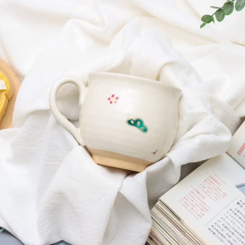 京燒立體馬克杯 - 赤牛