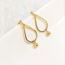 甜蜜浪漫 夢幻天空 雨滴耳釘耳飾 Raindrop Earrings