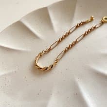 沙漠城市-復古黃銅手鍊