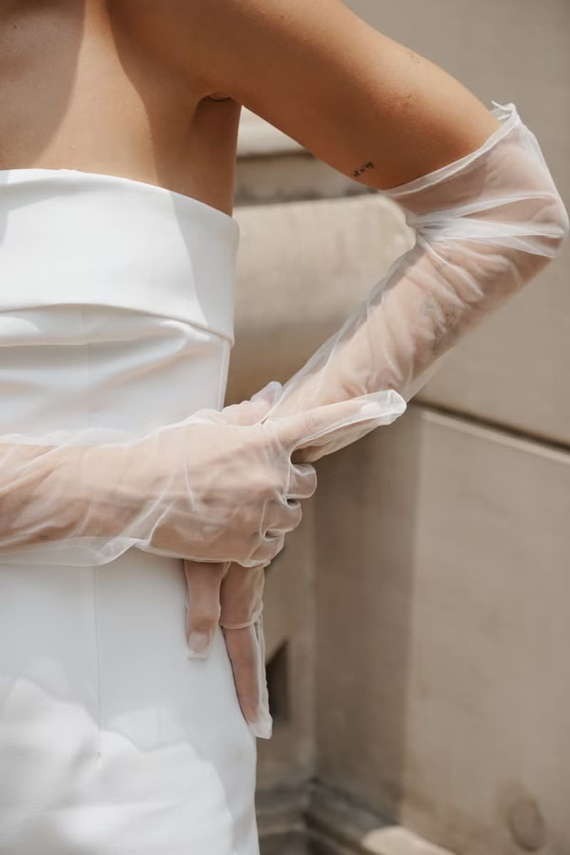 Less is More bridal gloves by Klara Love
