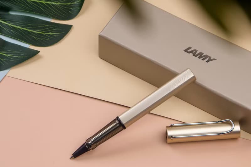 LAMY 原子筆 黑線圈筆袋禮盒 / AL star 恆星系列 - 限量  銀藍