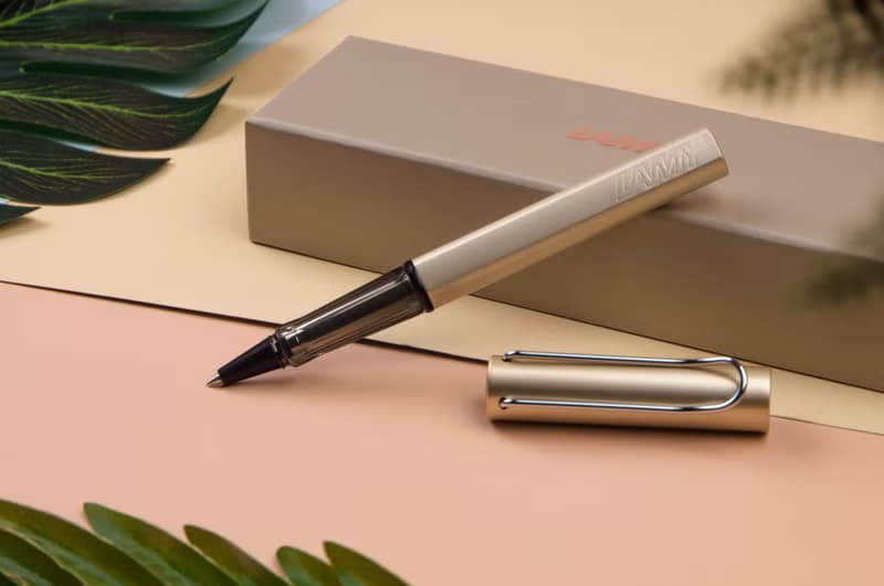 LAMY 原子筆 黑線圈筆袋禮盒 / AL star 恆星系列 - 限量  銀藍