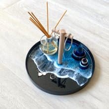 Accessories Display Tray, Midnight Turquoise, Wedding Gift, Home Gift