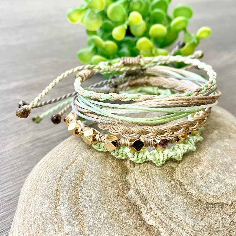 青藻 | 手工防水蠟線 | 休閒時尚