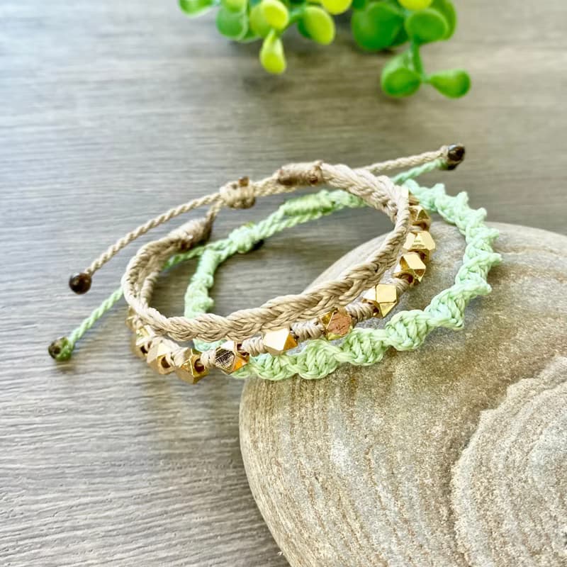 青藻 | 手工防水蠟線 | 休閒時尚