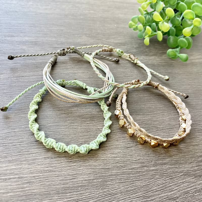 青藻 | 手工防水蠟線 | 休閒時尚