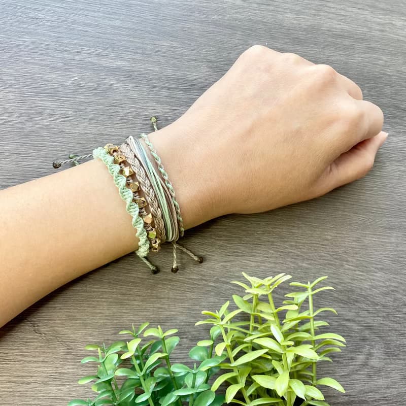 青藻 | 手工防水蠟線 | 休閒時尚