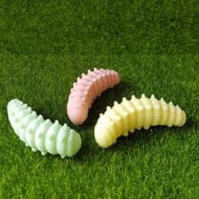 聖誕禮盒 聖誕交換禮物 KUSO有趣 毛毛蟲手工皂 三隻一組