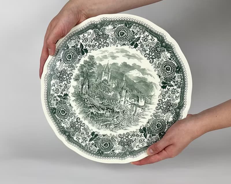 Villeroy & Boch 甜點沙拉盤布爾根蘭綠色拼盤