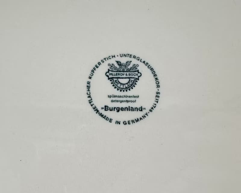 Villeroy & Boch 甜點沙拉盤布爾根蘭綠色拼盤