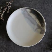 【霧白疊色】大盤(28cm)