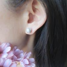 棉珍珠 單顆經典款 8mm / 10mm 亮白色