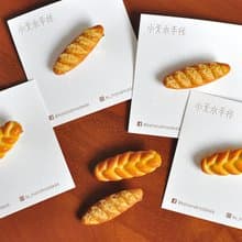 純手工 法式長棍 / 辮子麵包 / 髮夾 / 仿真黏土