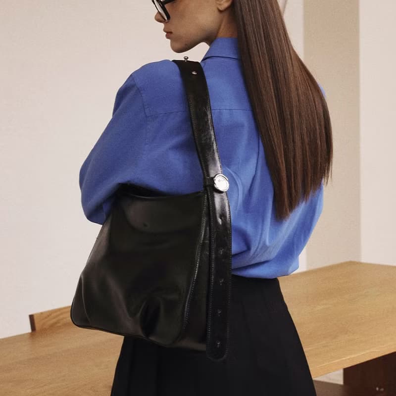 韓國製 MUR Att 手袋/單肩包/手提袋 (Crinkle Black)